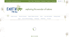 Desktop Screenshot of earthtime.co.uk